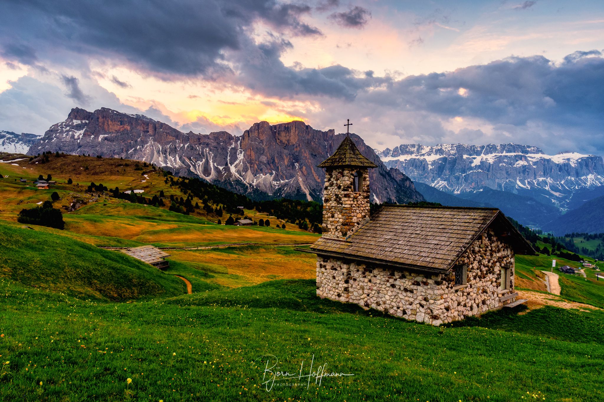 Fermeda Chapel, Seceda, Dolomites, Italy