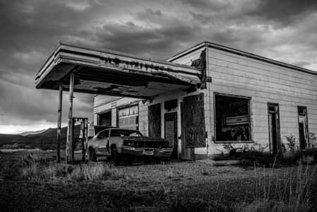 gas station, Junction, Utah