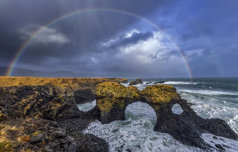 Gatklettur Stone Arch, Arnarstapi