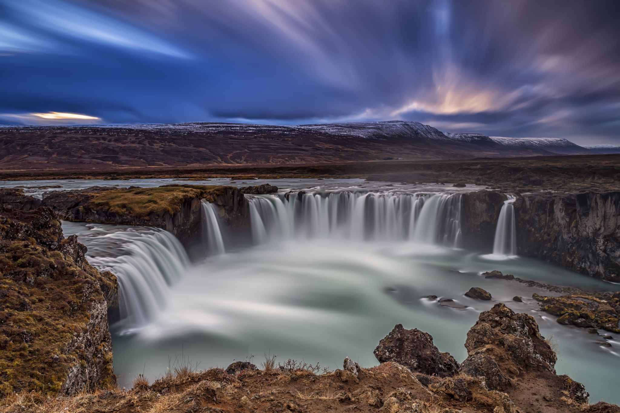 Goðafoss, South side view, Iceland