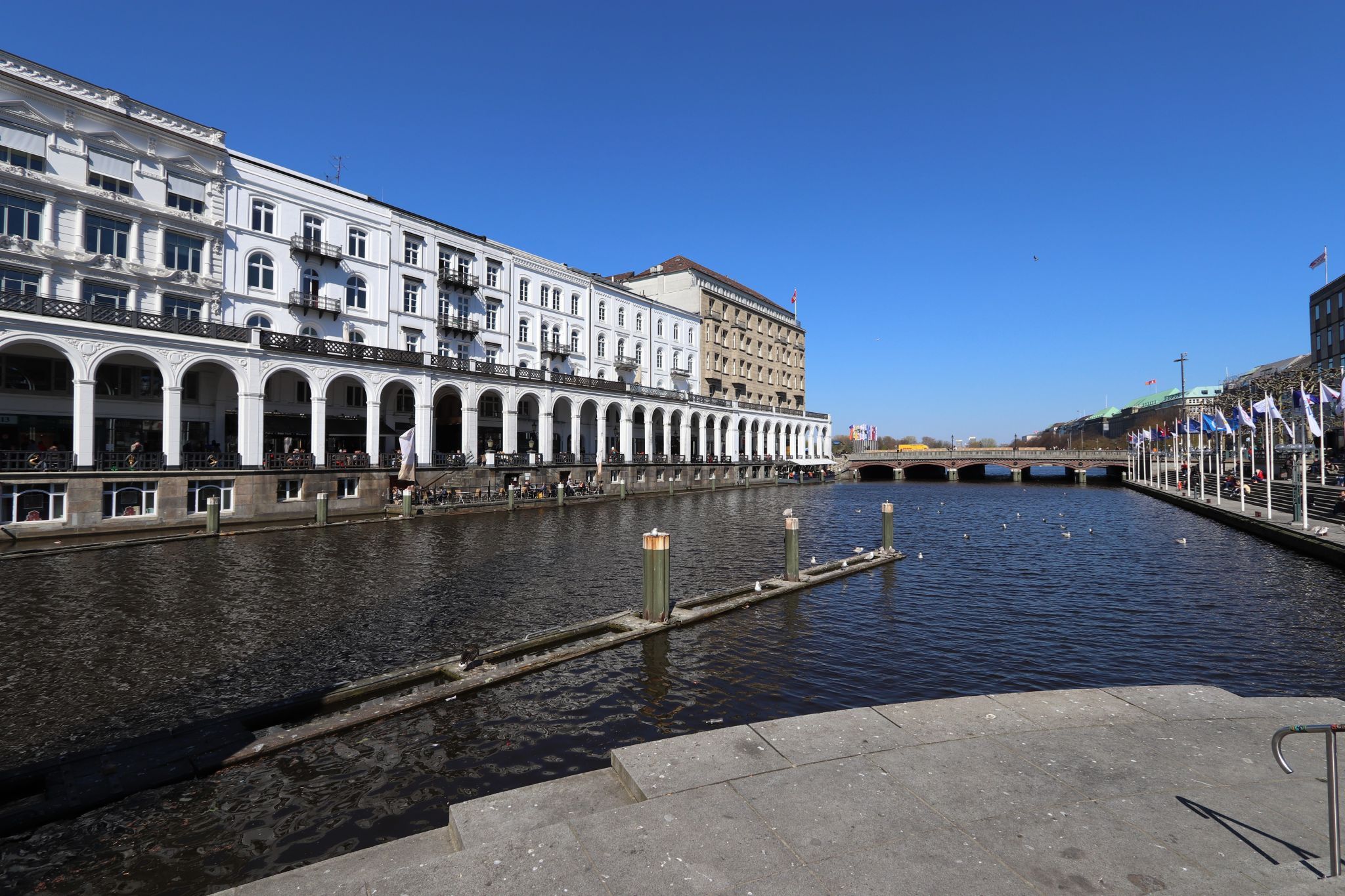 Hamburg Jungfernstieg, Germany