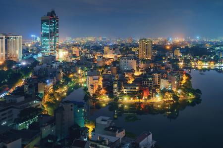 Hanoi skyline from Summit Lounge