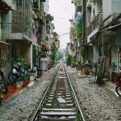 Hanoi Train Street, Vietnam