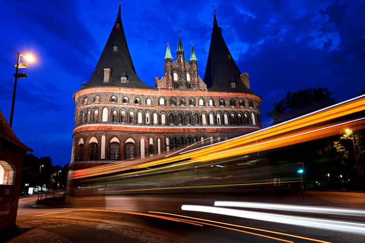 Holsten Gate from the other side, Lübeck