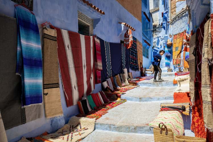 In the streets of Chefchaouen