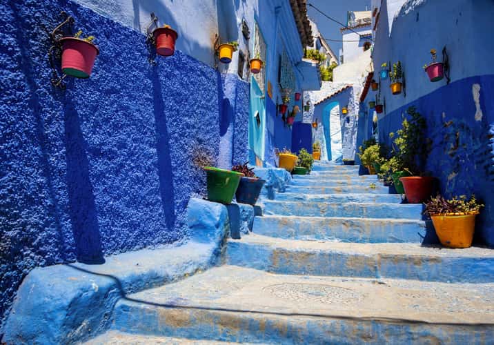 In the streets of Chefchaouen