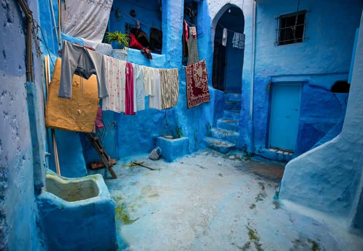 In the streets of Chefchaouen