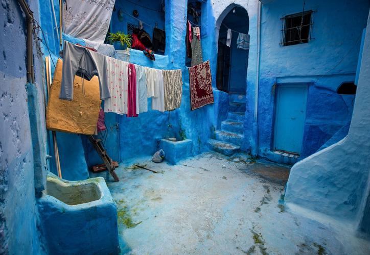 In the streets of Chefchaouen
