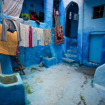 In the streets of Chefchaouen, Morocco