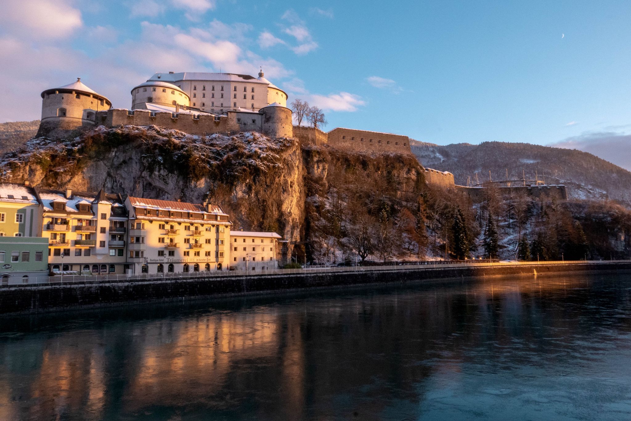 Kufstein Fortress and the River Inn, Austria