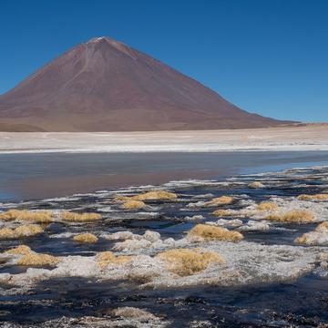 Laguna Blanaca and Licancabur volcano, Bolivia
