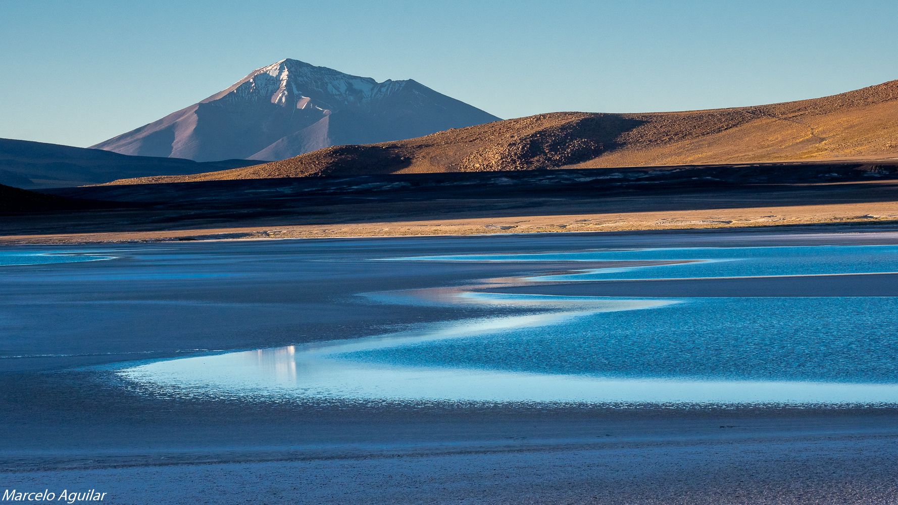 Laguna Charcota sunset, Bolivia