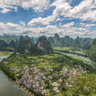 laozhaishan or laozhai hill xingping, China