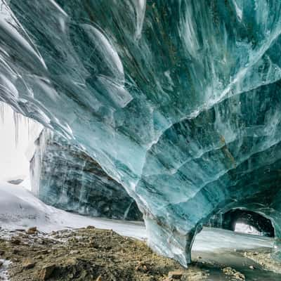 MacLaren Glacier ice cave, USA