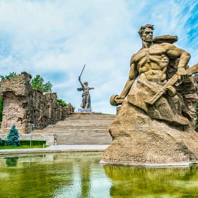 Mamayev Kurgan - Rodina Mat - Motherland calls, Russian Federation