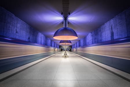 Metro station Westfriedhof, Munich
