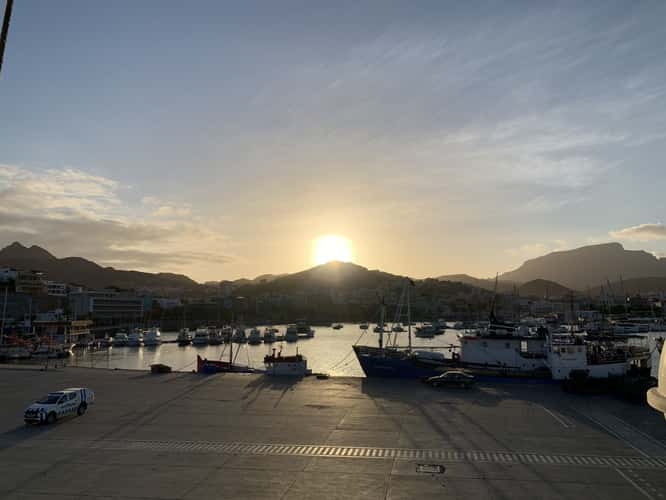 Mindelo harbor
