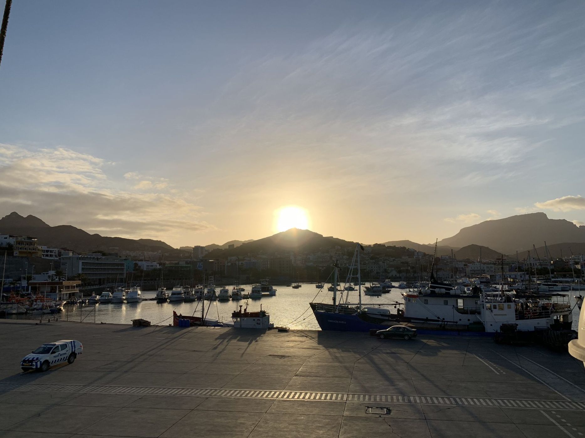 Mindelo harbor, Cape Verde