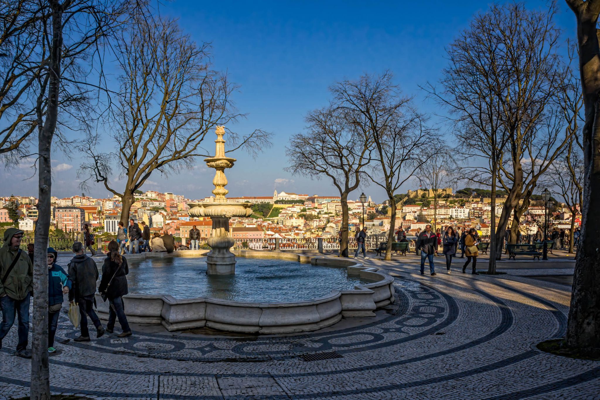 Miradouro de São Pedro de Alcântara, Lisbon, Portugal