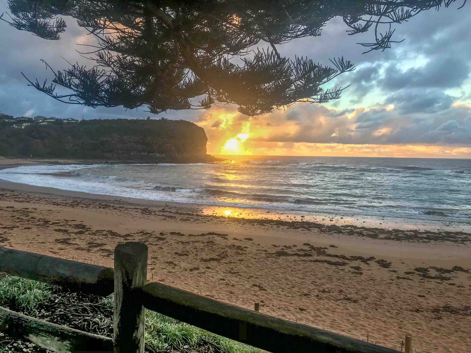 Mona Vale Headland sunrise Sydney, Australia