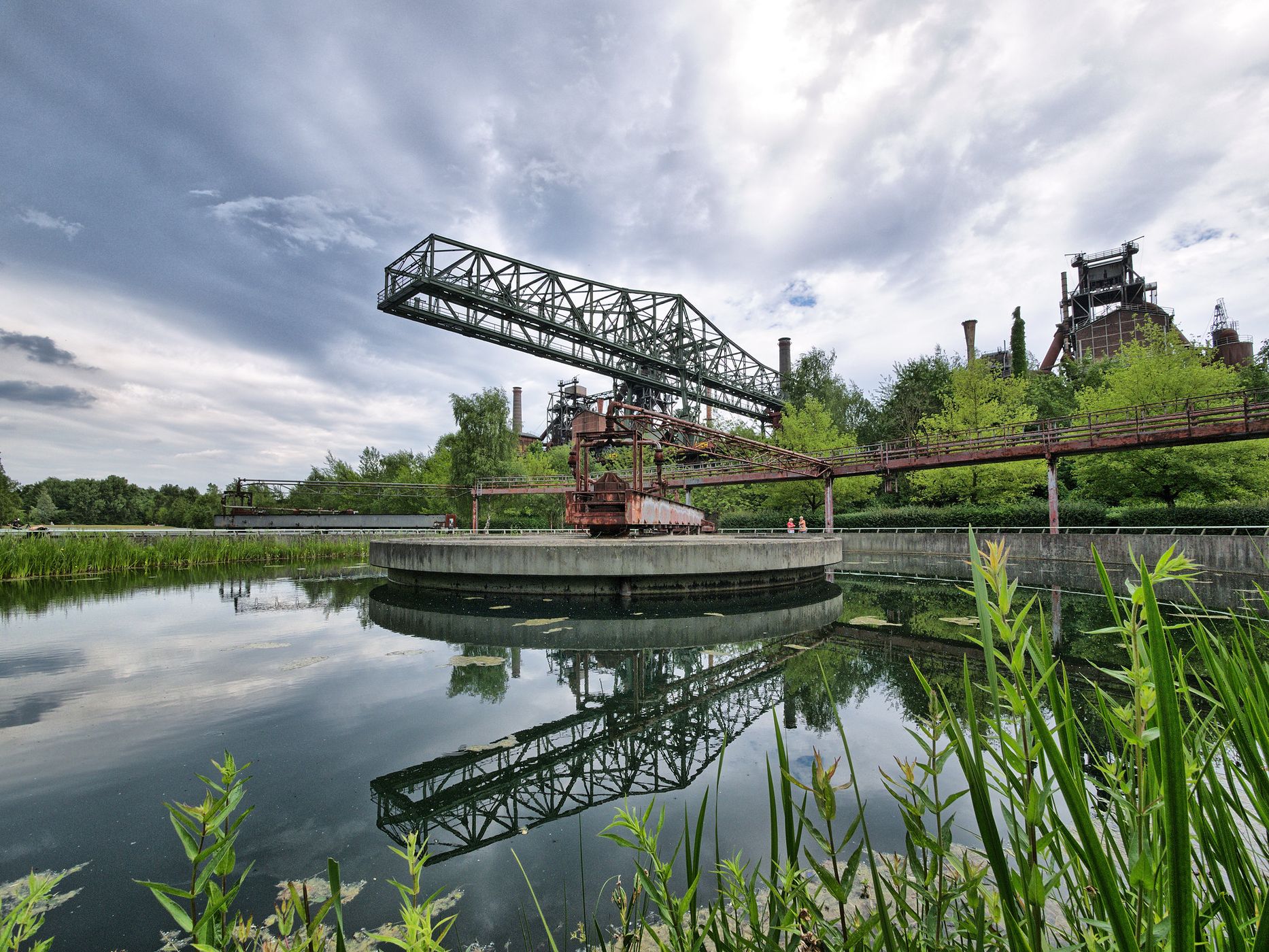 nature park Duisburg Nord, Germany