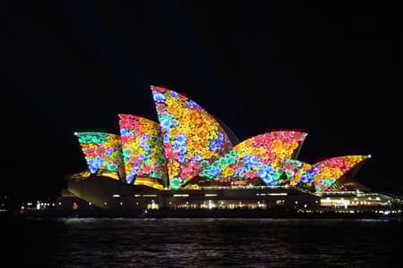 New Years Eve Fireworks On An Iconic Circular Quay