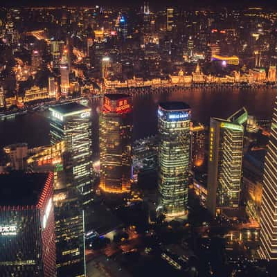 Observation deck of Jin Mao Tower, China