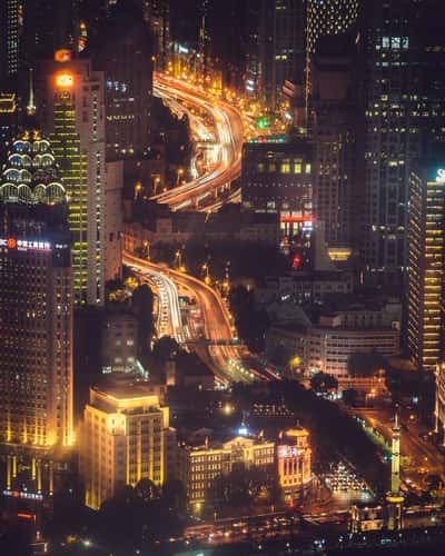Observation deck of Jin Mao Tower