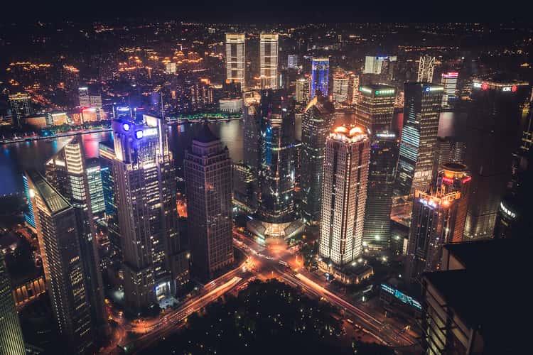 Observation deck of Jin Mao Tower