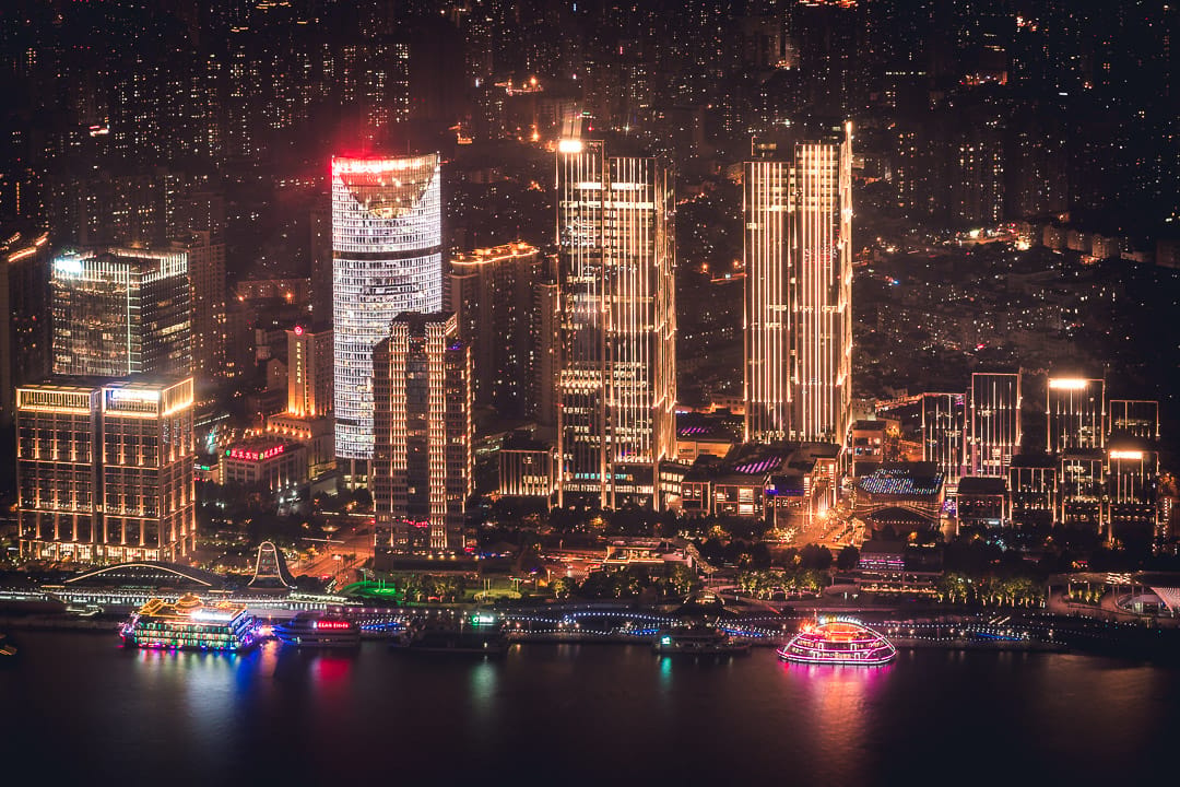 Observation deck of Jin Mao Tower, China
