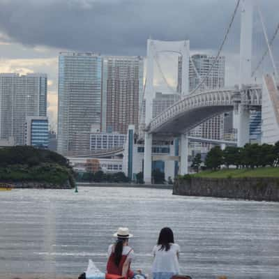 Odaiba beach, Japan