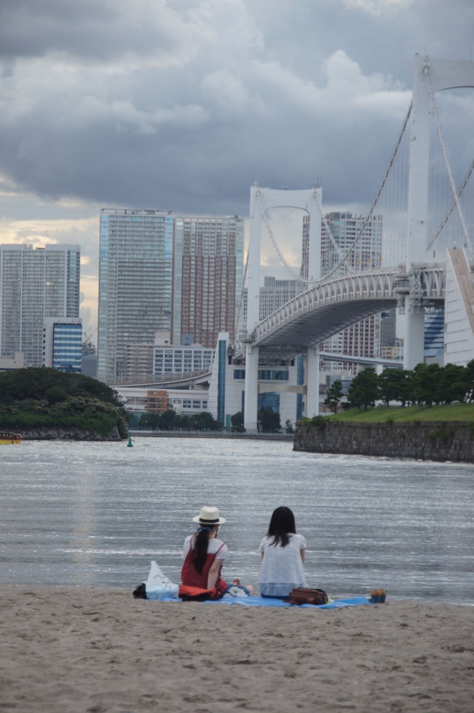 Odaiba beach, Japan