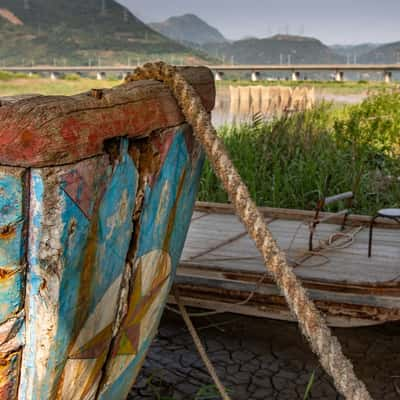 Piao Wang Fishing Boat and raft Xiapu, China