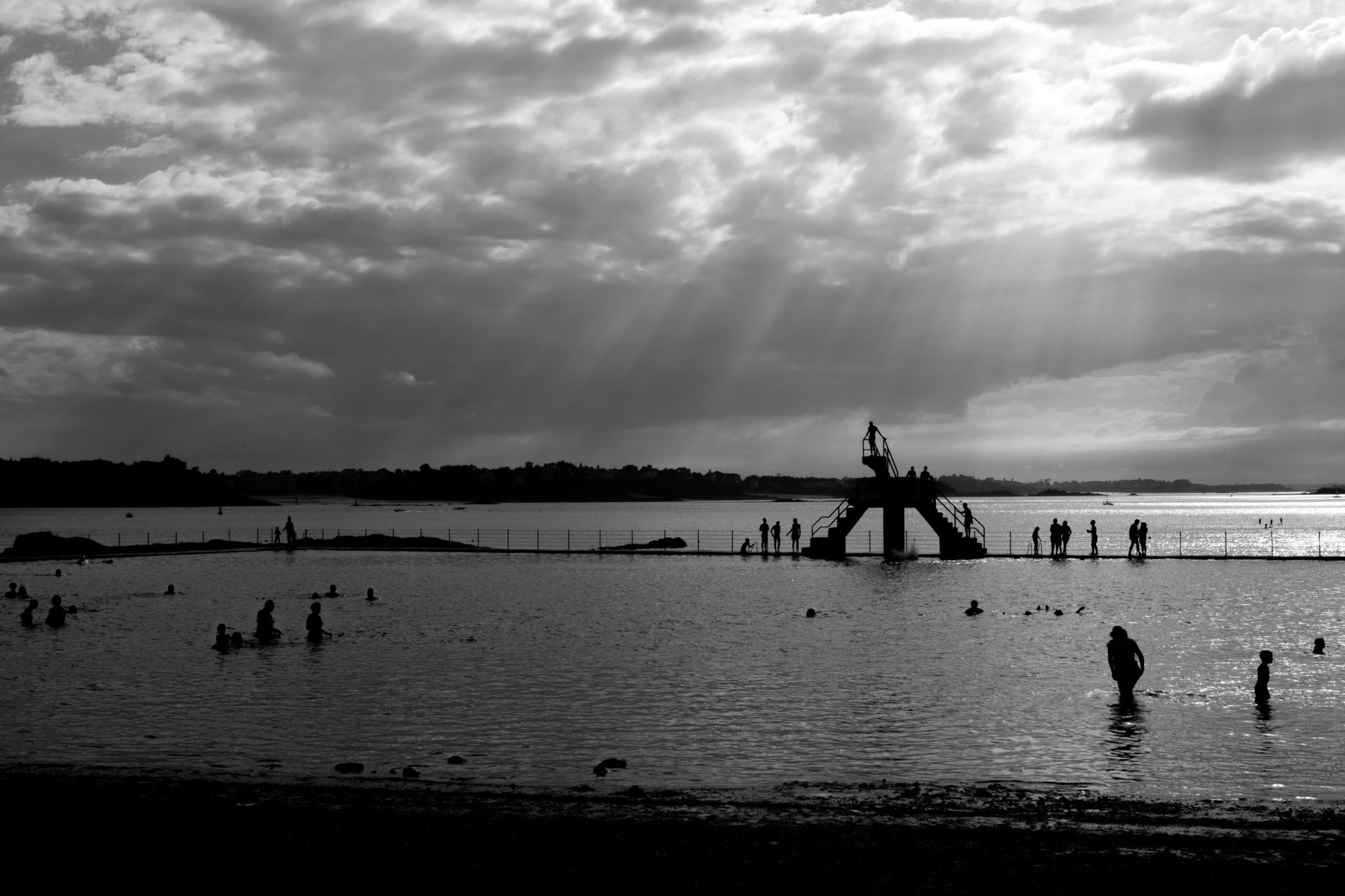 Plage de Bon Secours in Saint-Malo, France, France