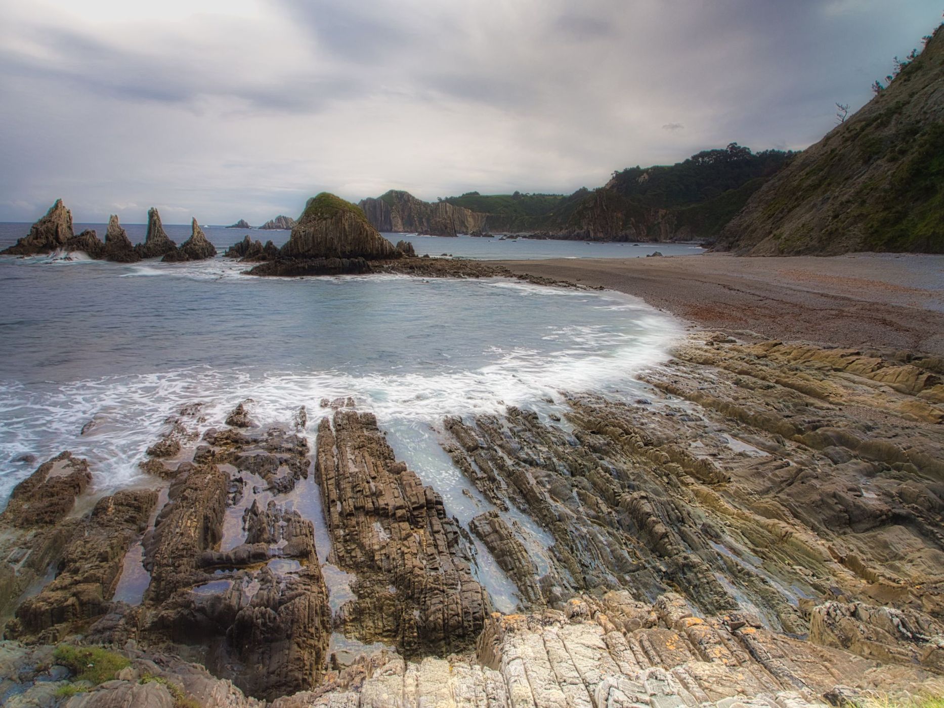 Playa de Gueirúa, Spain