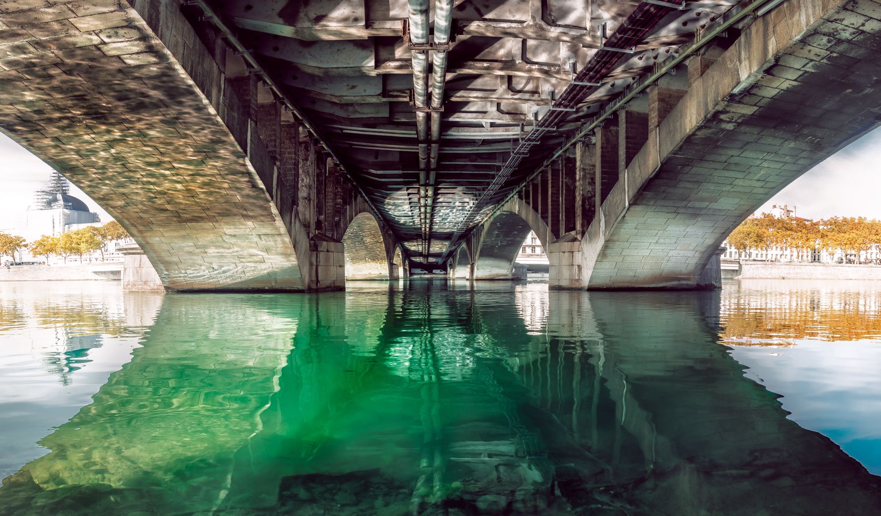 Under Pont Wilson - Rhône, France