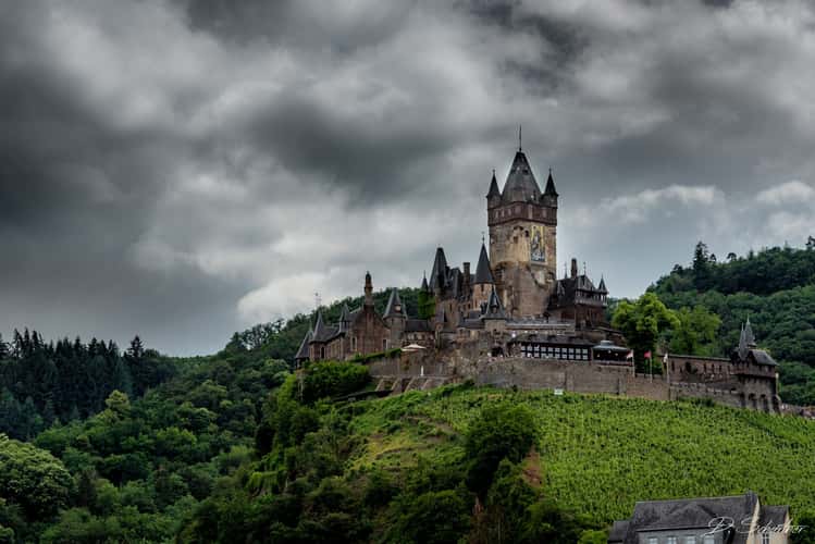 Reichsburg Cochem from Skagerak Bridge, Cochem