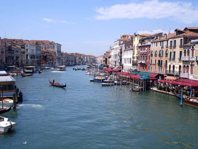View from Rialto Bridge