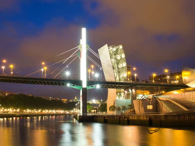 Riverside of Guggenheim Museum, Bilbao