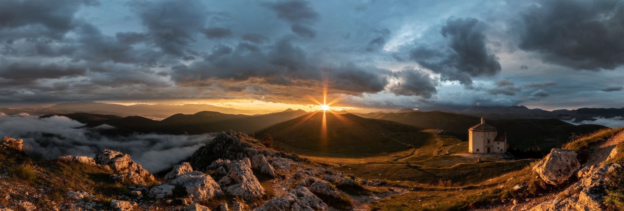 Santa Maria della Pietà church in Gran Sasso NP, Italy