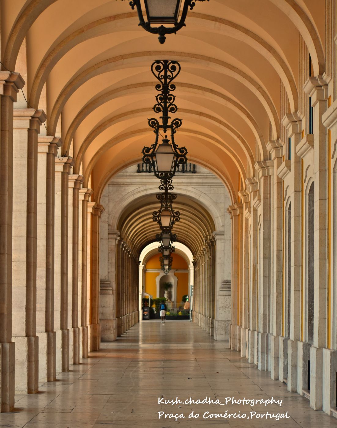 Praça do Comércio Arcades, Lisbon, Portugal