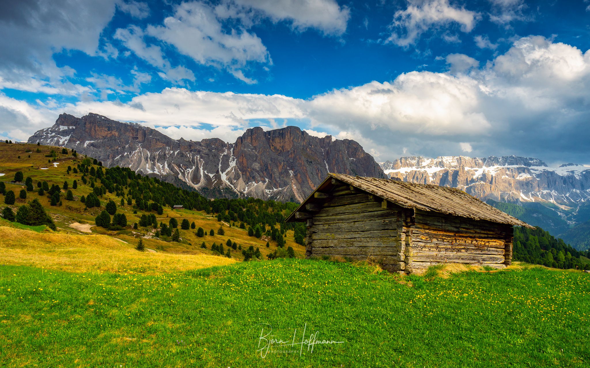 Seceda Cabin, Dolomites, Italy