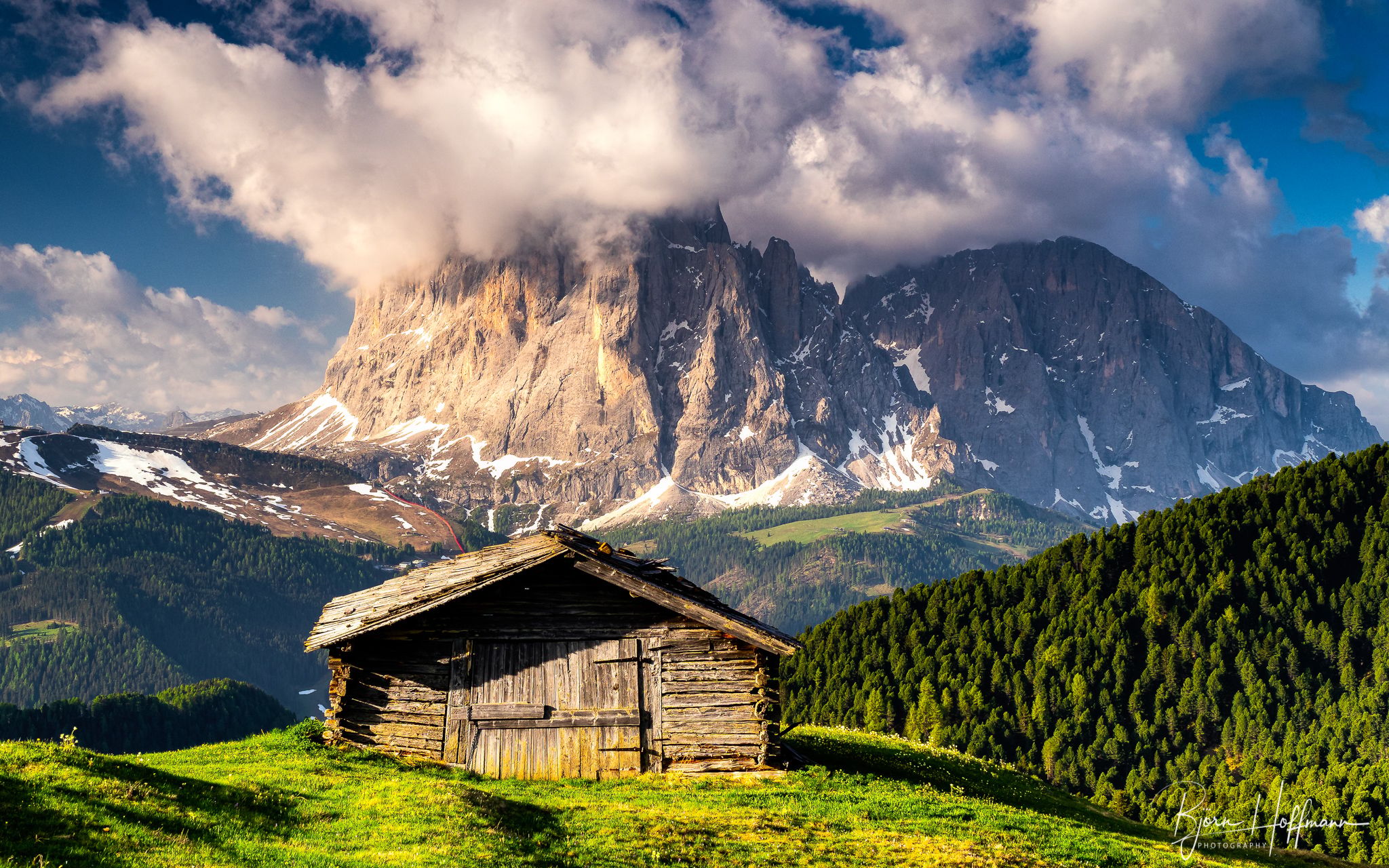 Seceda Cabin, Dolomites, Italy