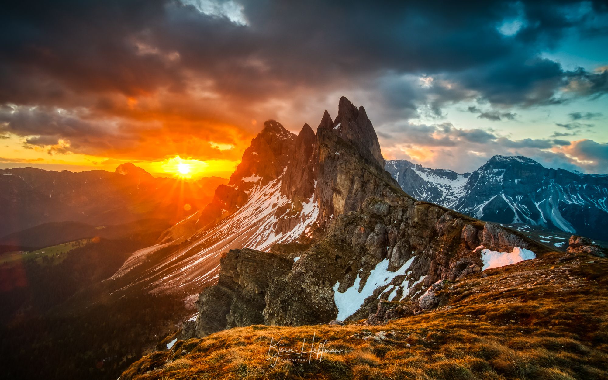 Seceda (close view), Dolomites, Italy