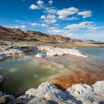 Sink Holes at the Dead Sea, Israel