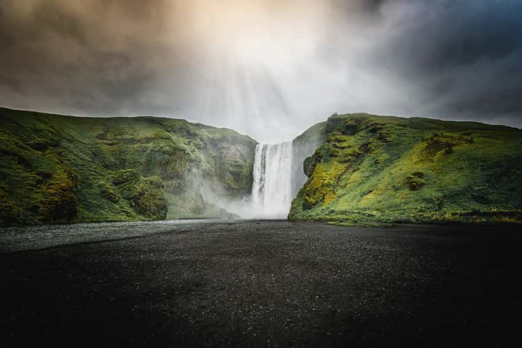 Skógafoss Waterfall