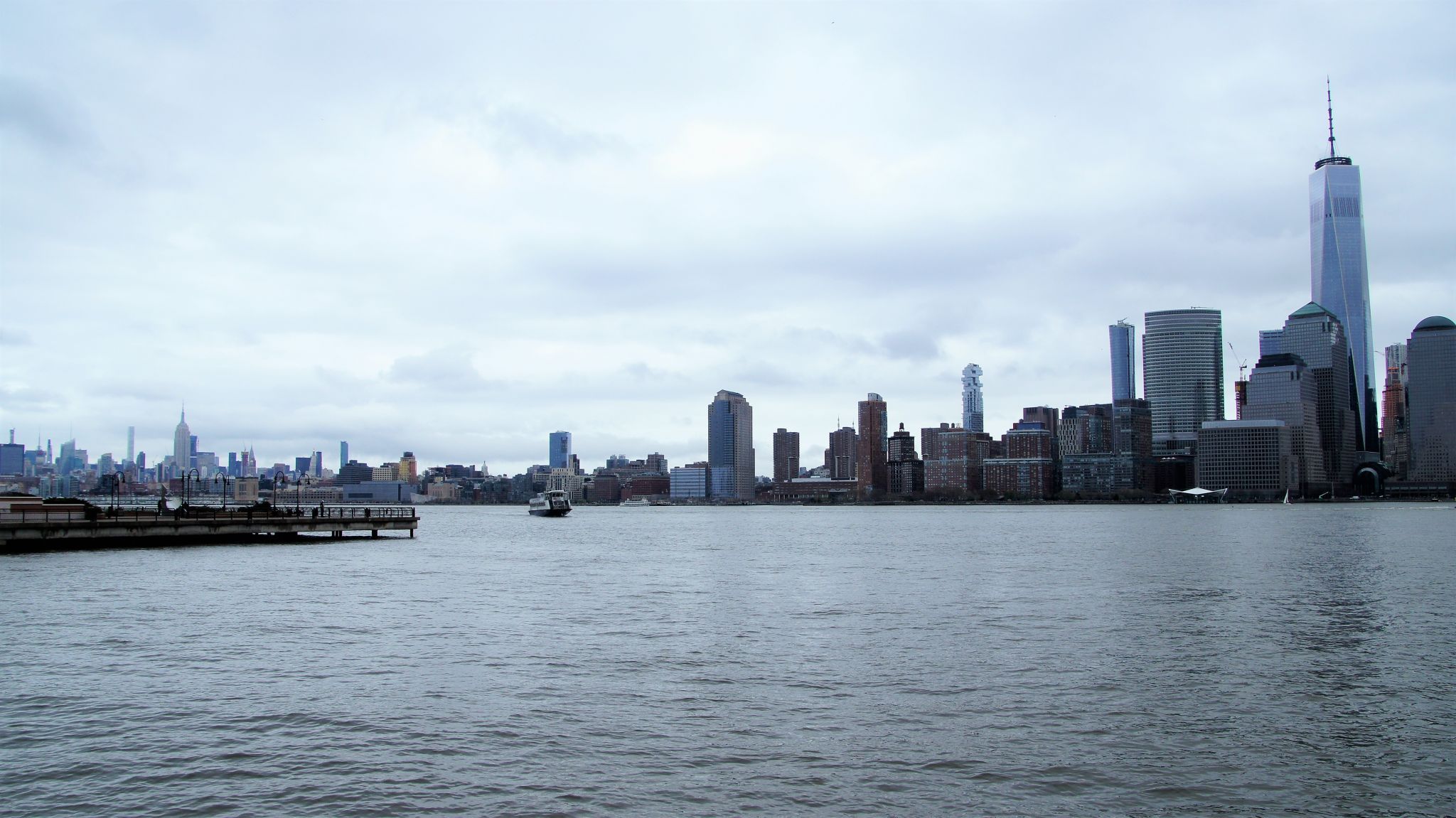 Skyline view from New Jersey, USA