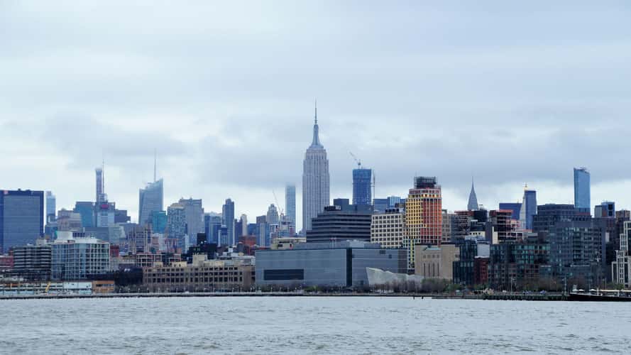 Skyline view from New Jersey