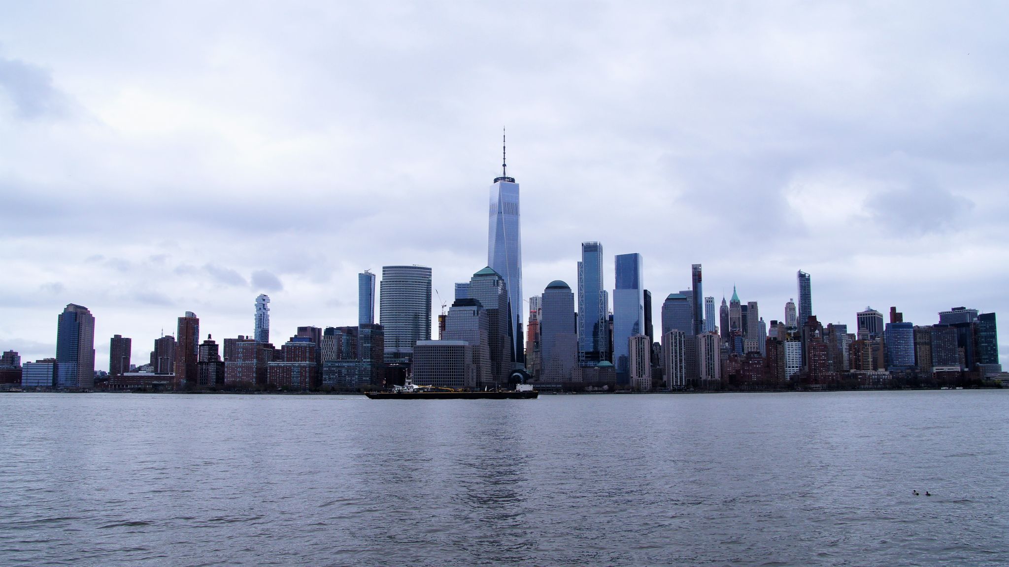 Skyline view from New Jersey, USA