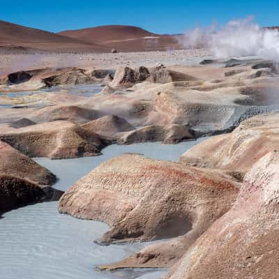 Sol de Mañana geysers, Bolivia